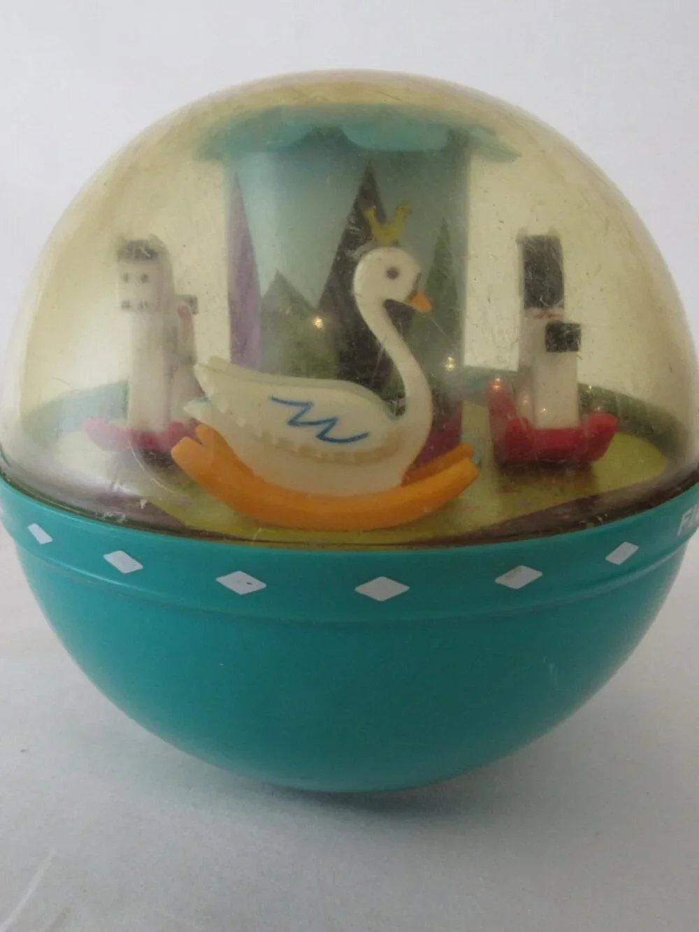 Fisher Price Vintage ROLY POLY CHIME BELL #165